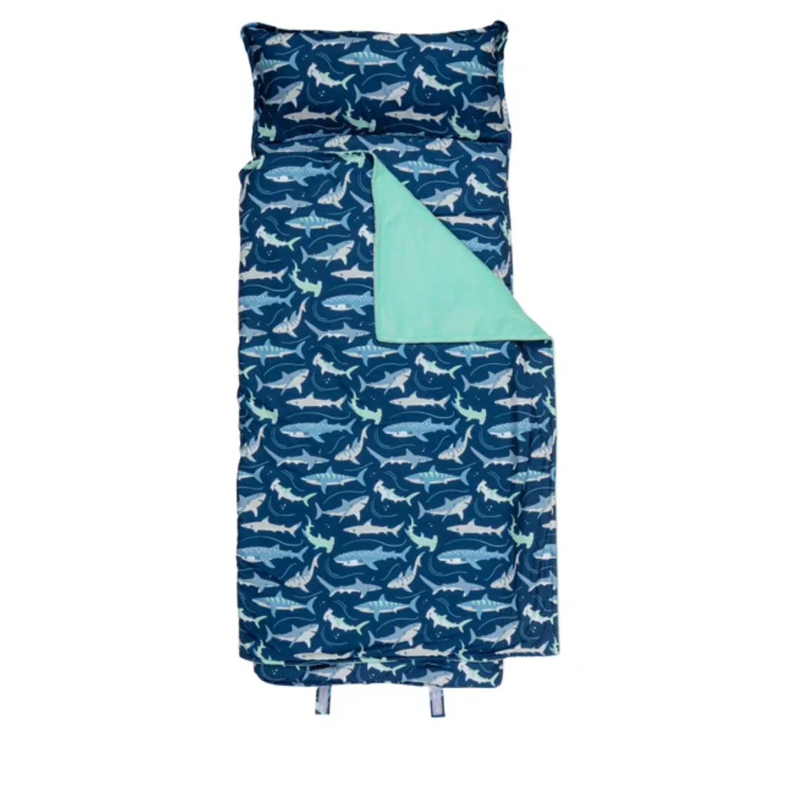 Stephen Joseph Navy Shark  All Over Print Nap Mat