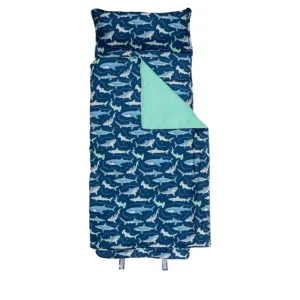Stephen Joseph Navy Shark  All Over Print Nap Mat