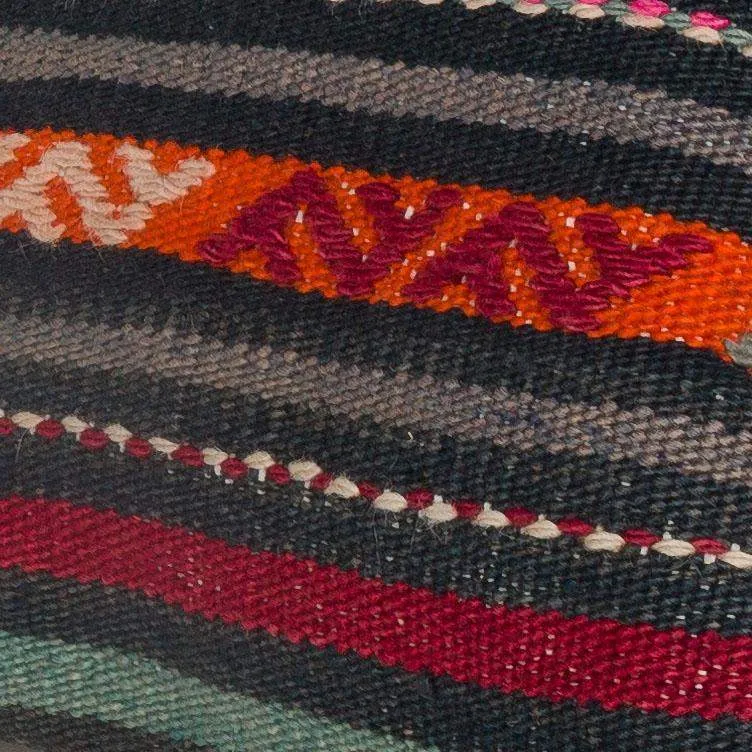 Striped Multiple Color Kilim Pillow Cover 16x16 6882