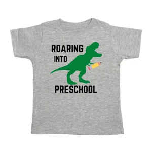 Sweet Wink Roaring Into Preschool S/S Gray Tee