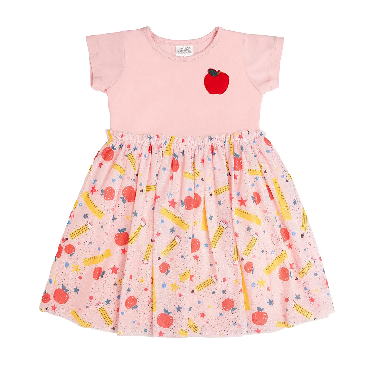 Sweet Wink School Days Short Sleeve Tutu Dress