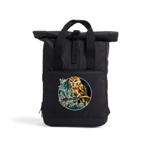 Tawny Owl Recycled Roll-Top Backpack
