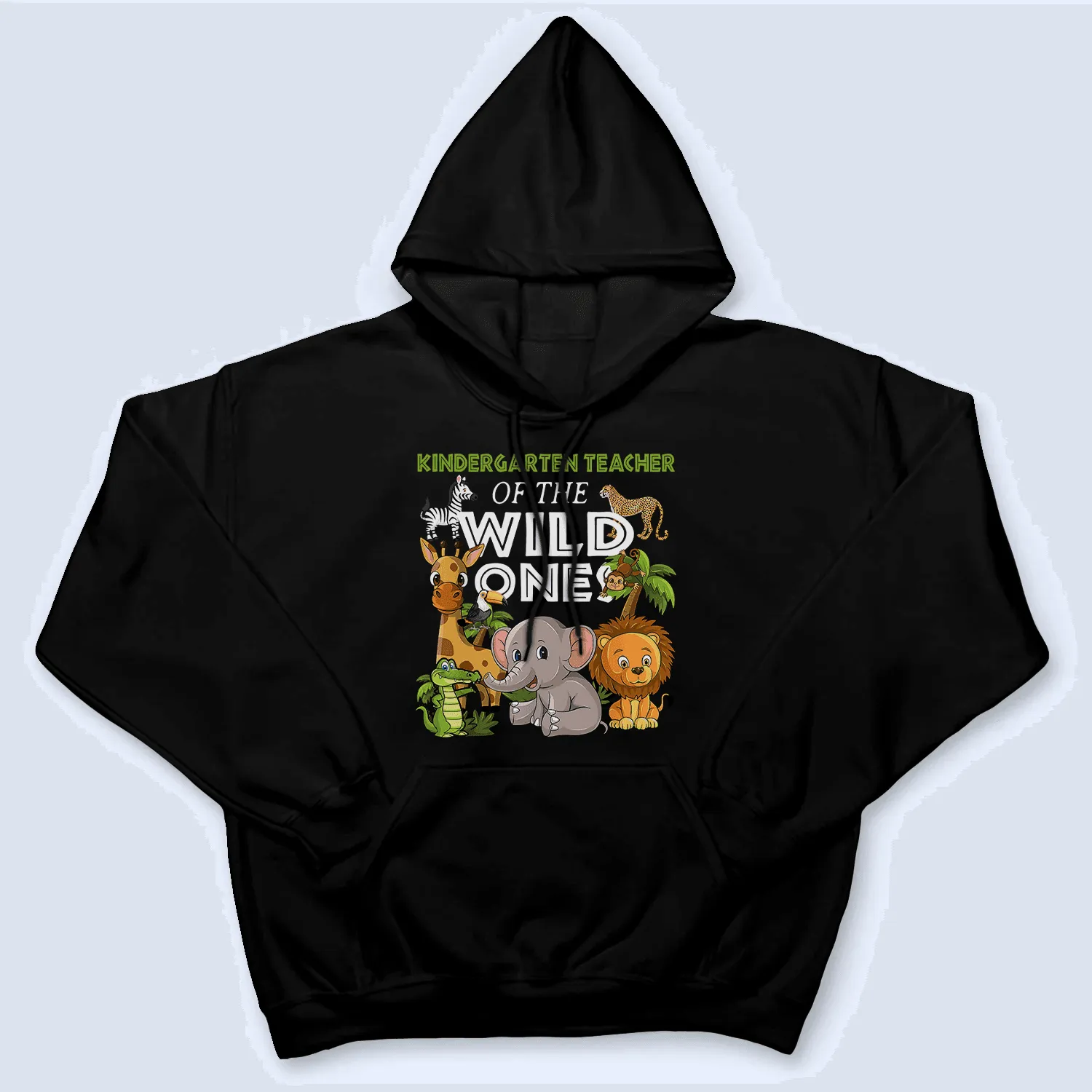 Teacher of Wild Ones - Personalized Custom T Shirt - Birthday, Loving, Funny Gift for Teacher, Kindergarten, Preschool, Pre K, Paraprofessional