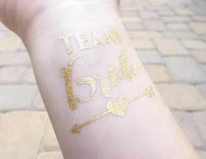 Team Bride Bachelorette Party Tattoo