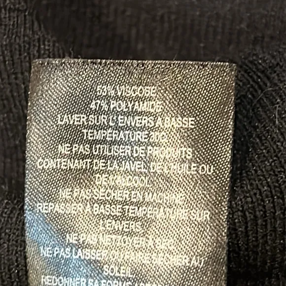 Ted Baker London Sharnn Stitch Detail Dress size 6 Black Skater Stretch