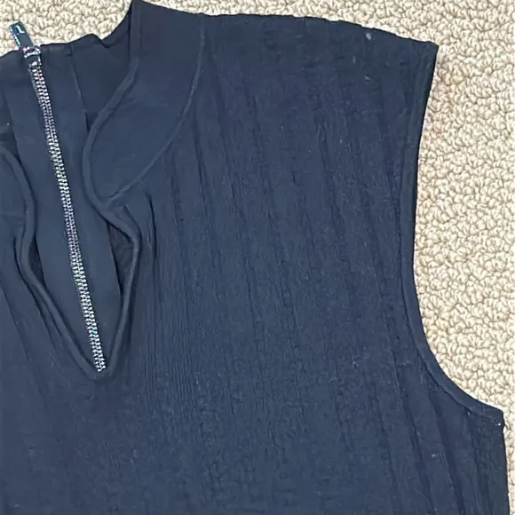 Ted Baker London Sharnn Stitch Detail Dress size 6 Black Skater Stretch