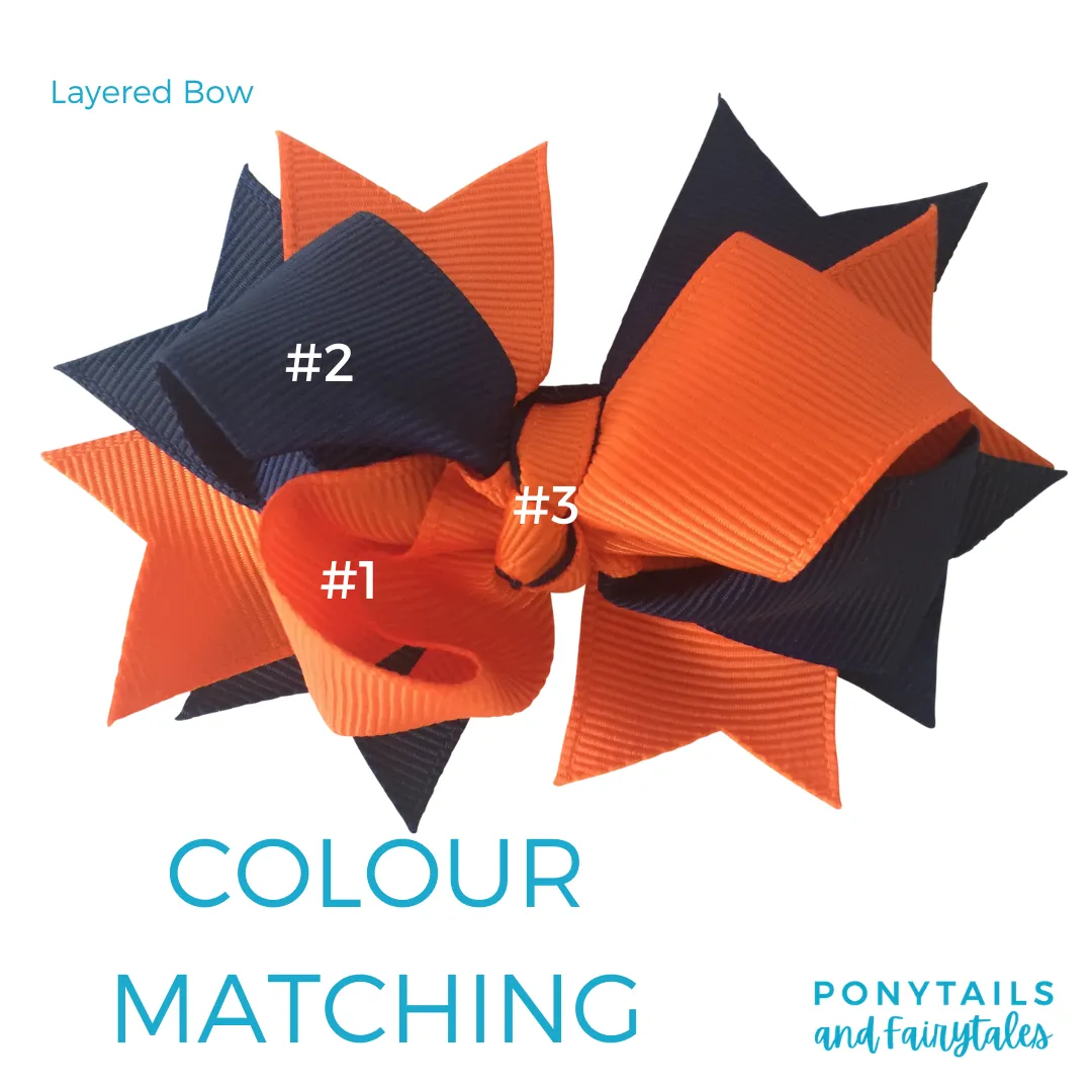 Terracotta & Navy Hair Accessories