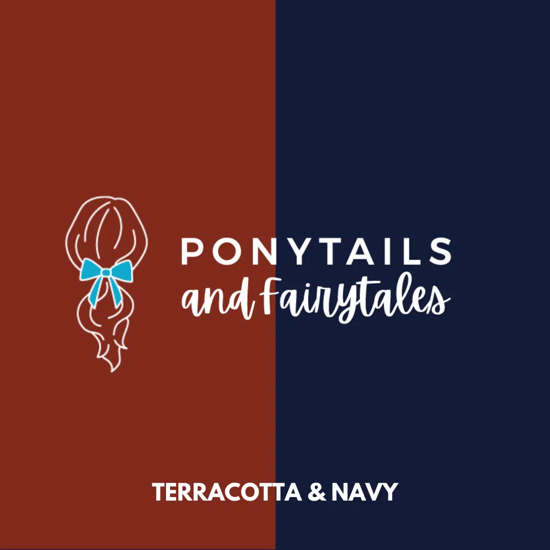 Terracotta & Navy Hair Accessories