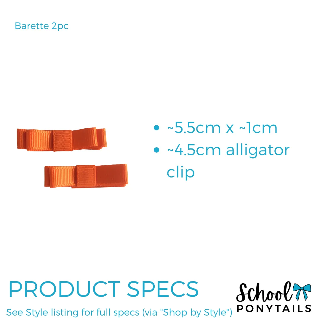 Terracotta / Burnt Orange Hair Accessories