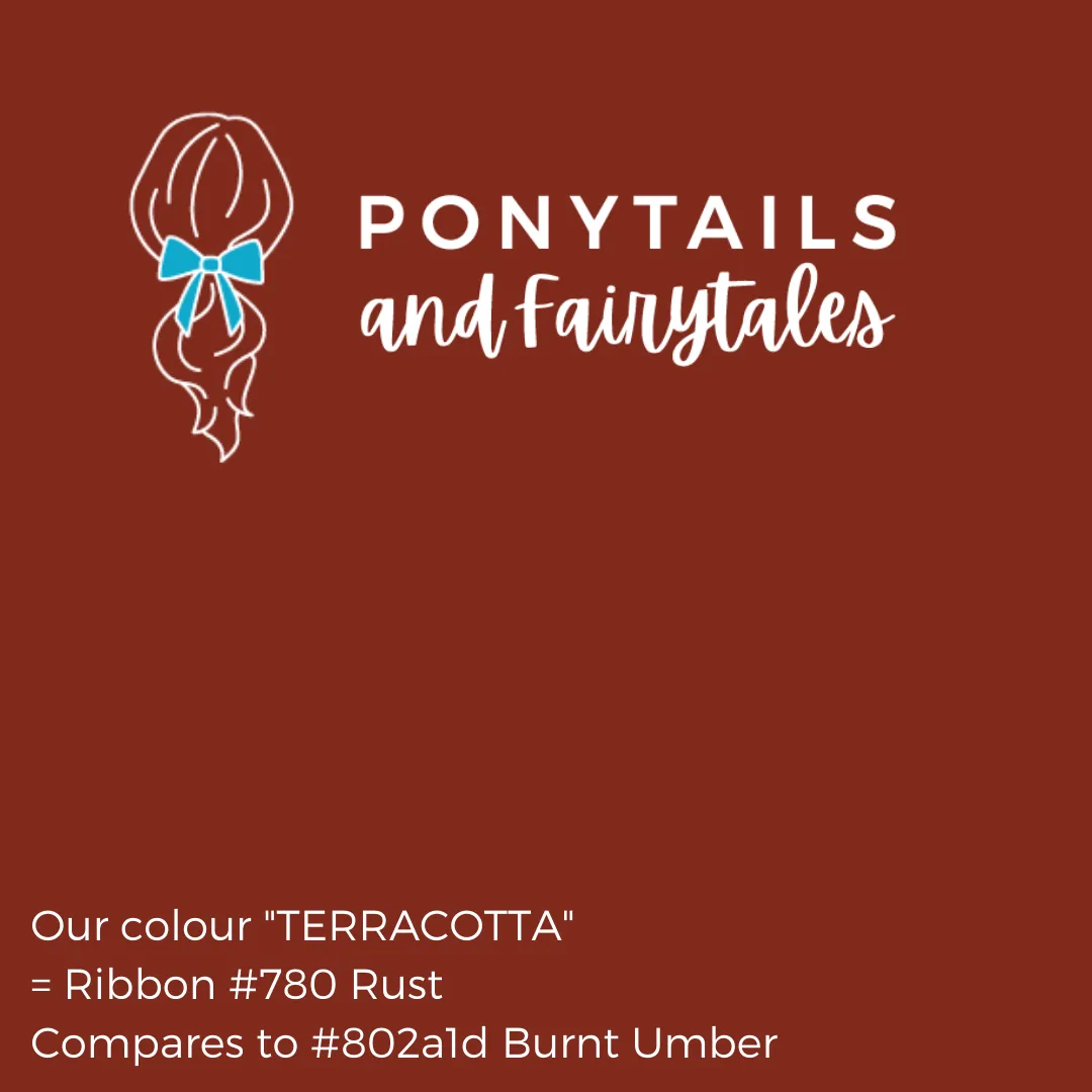 Terracotta / Burnt Orange Hair Accessories