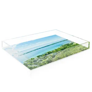 The Harbor Springs Vista Michigan Tray by Gray Malin