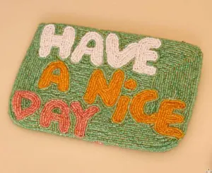 The Jacksons - Have A Nice Day Beaded Mini Purse