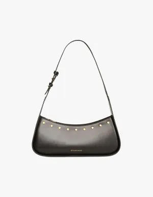 The Remi Studded Bag - Warm Gold/Black