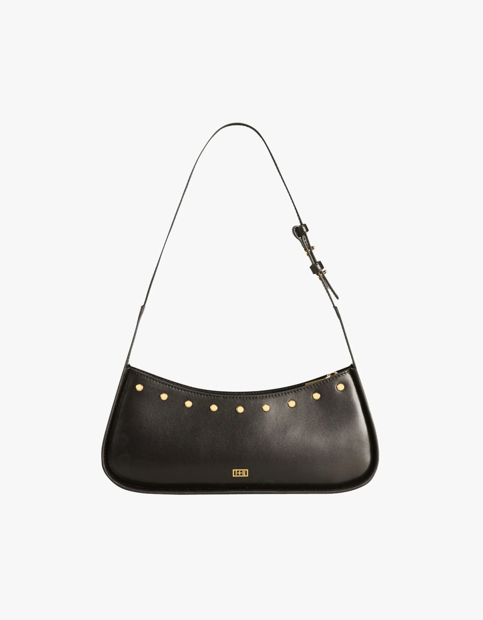 The Remi Studded Bag - Warm Gold/Black