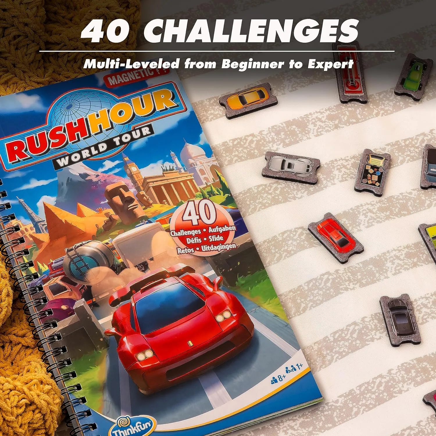 ThinkFun Rush Hour Travel World Tour