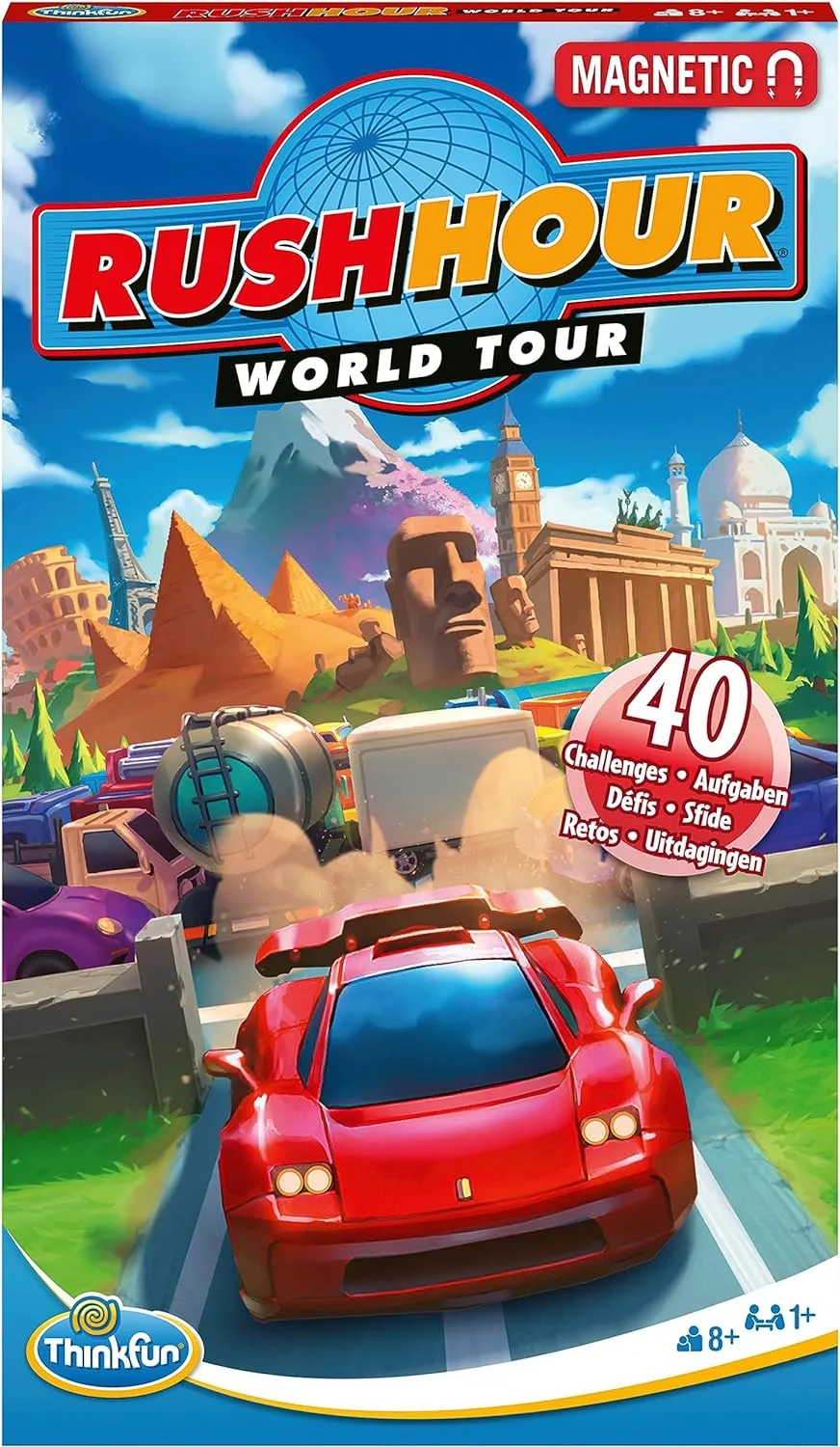 ThinkFun Rush Hour Travel World Tour