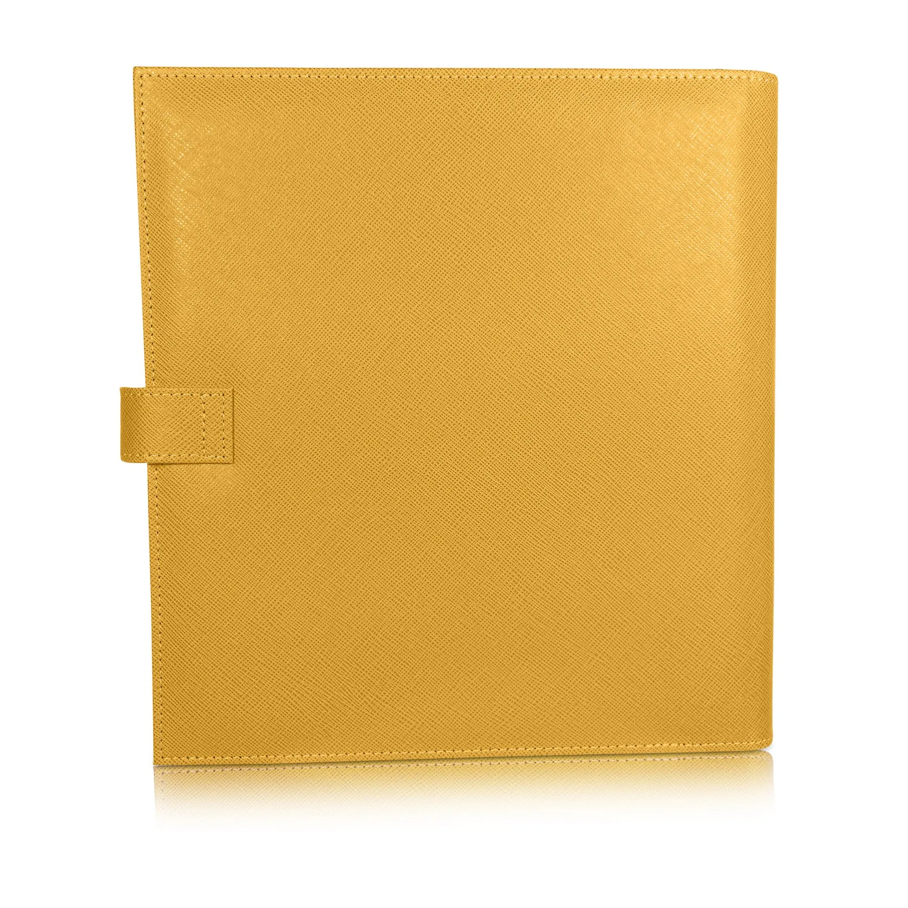 Travel Book -  Your Project Collection and Work Surface in One Zippered Folder. Marigold Yellow