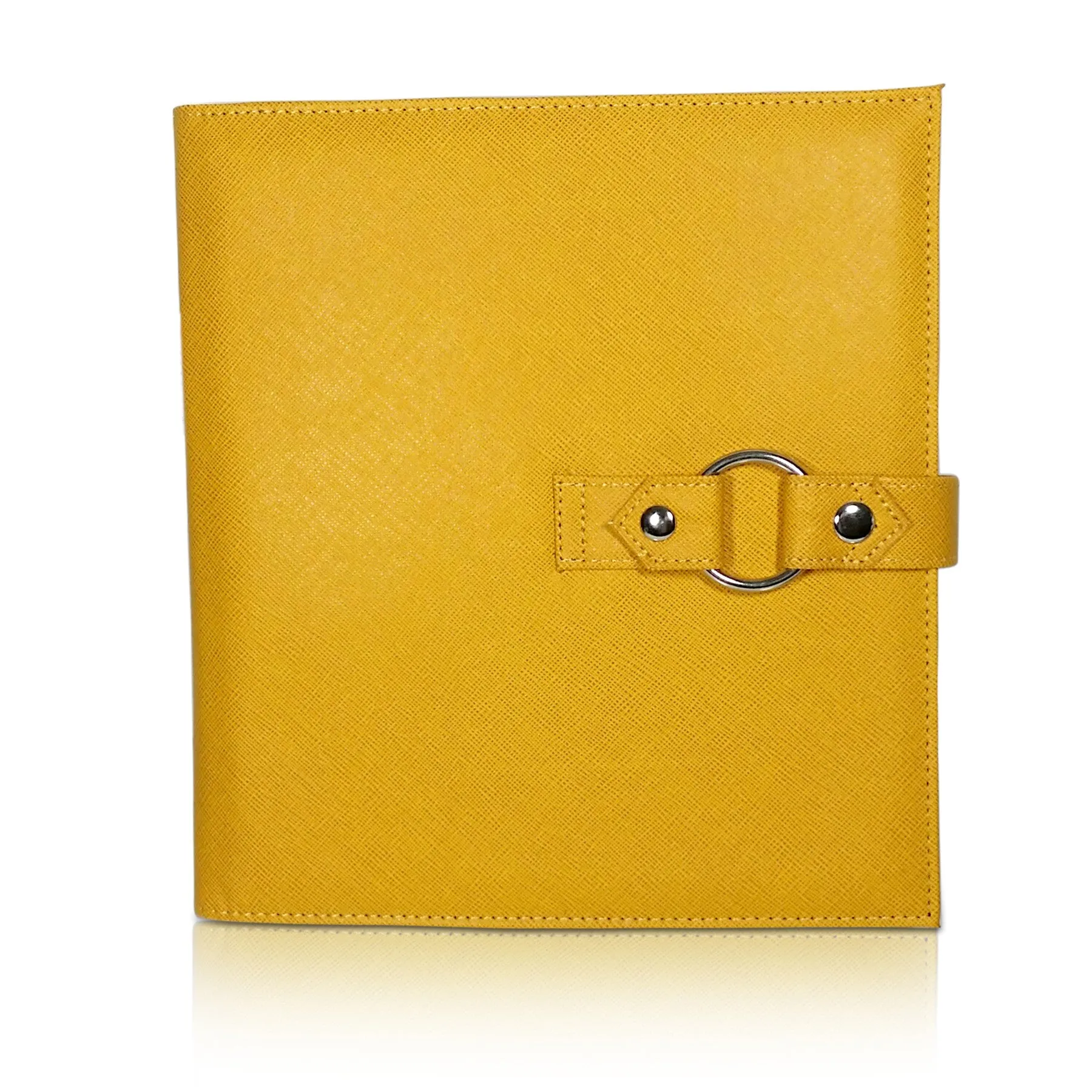 Travel Book -  Your Project Collection and Work Surface in One Zippered Folder. Marigold Yellow