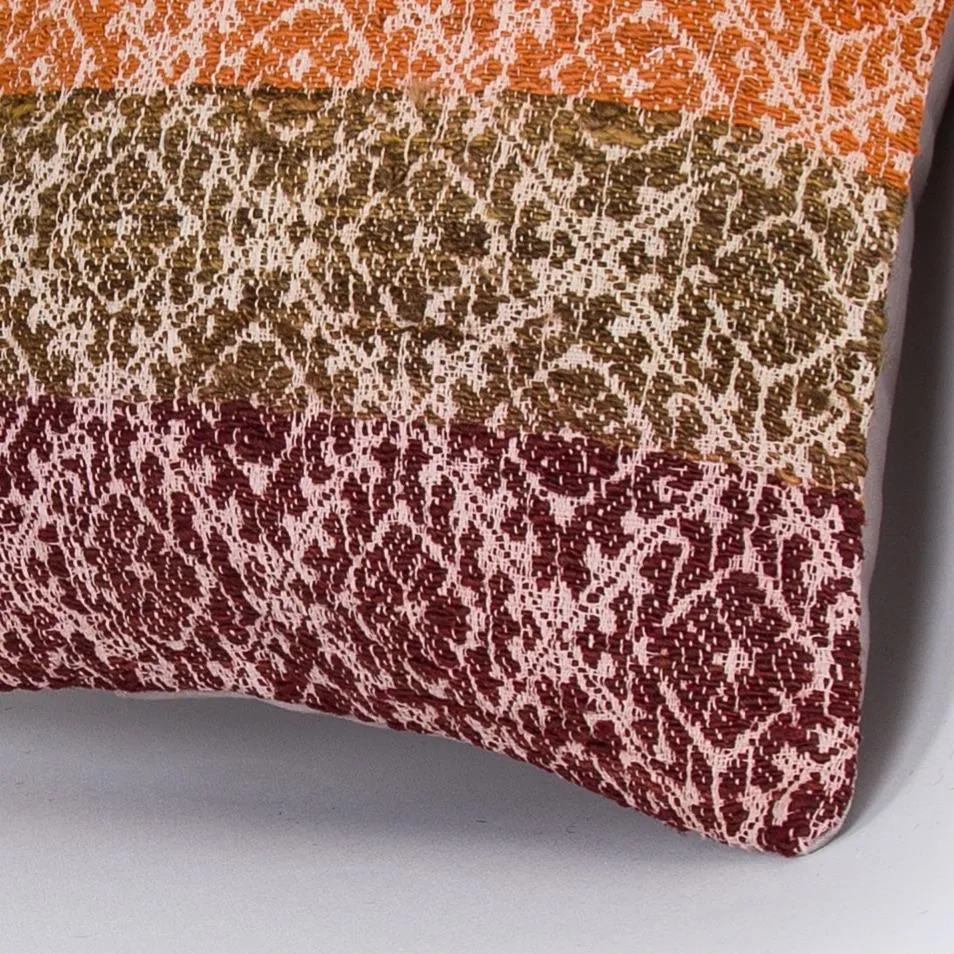 Tribal Multiple Color Kilim Pillow Cover 16x16 7955