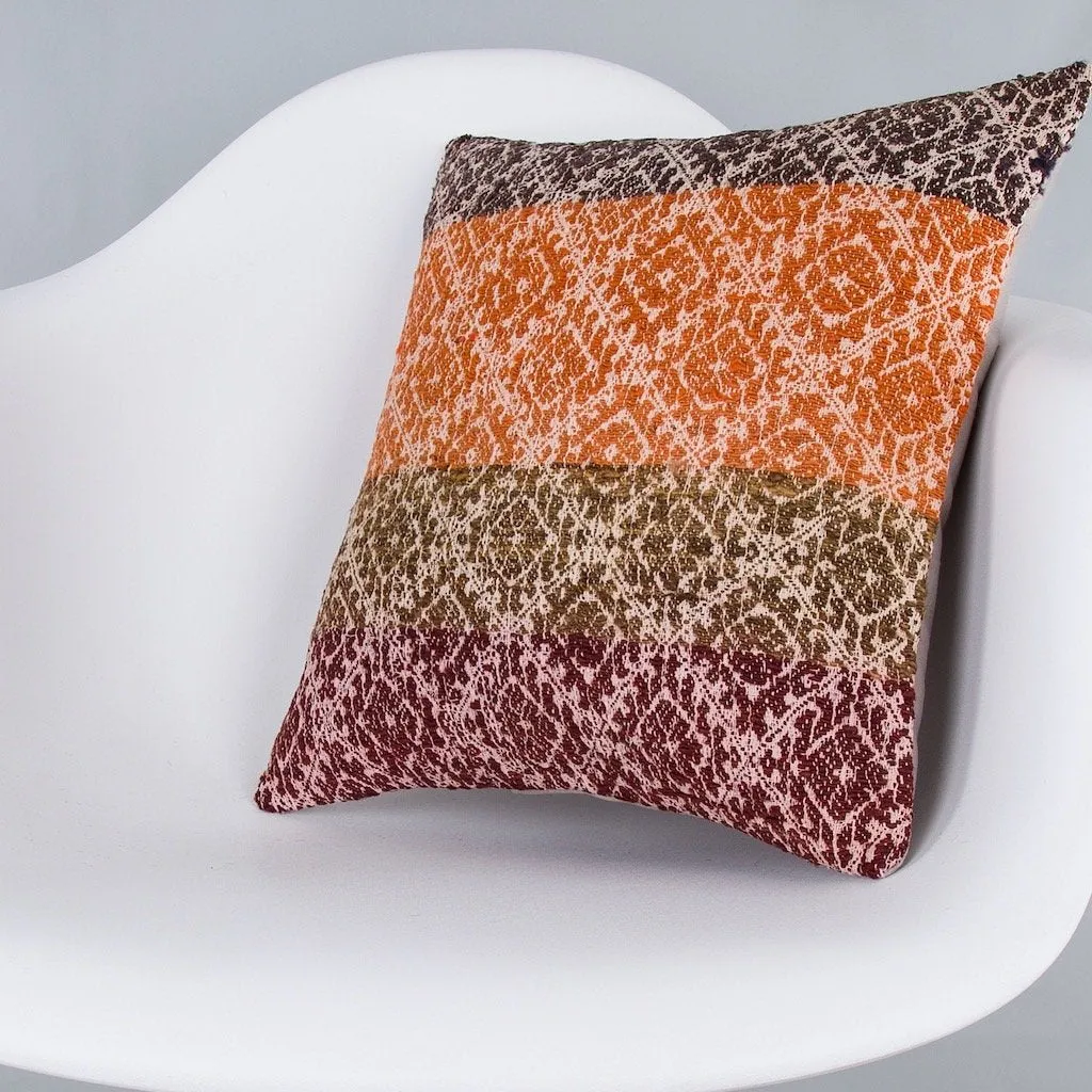 Tribal Multiple Color Kilim Pillow Cover 16x16 7955