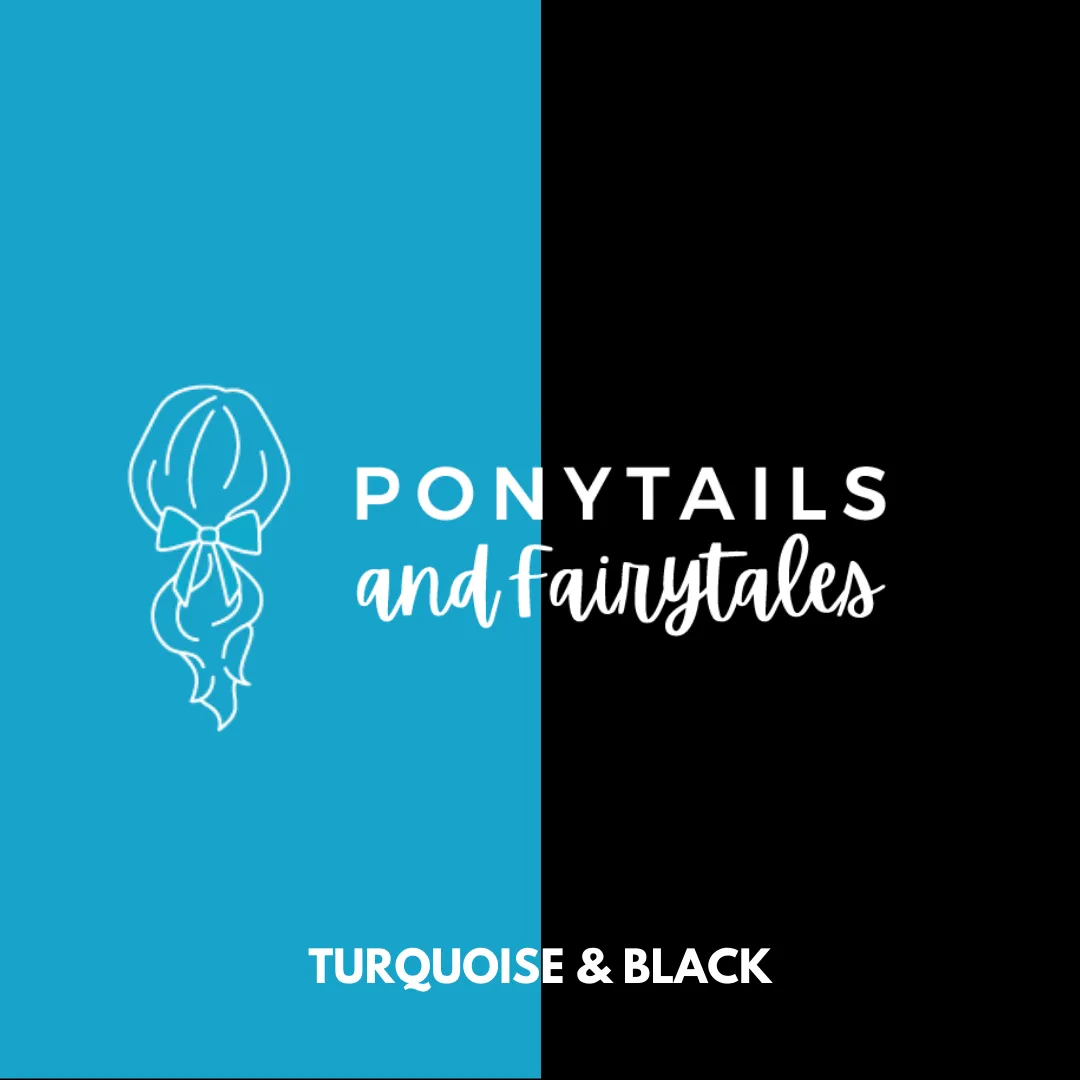 Turquoise & Black Hair Accessories
