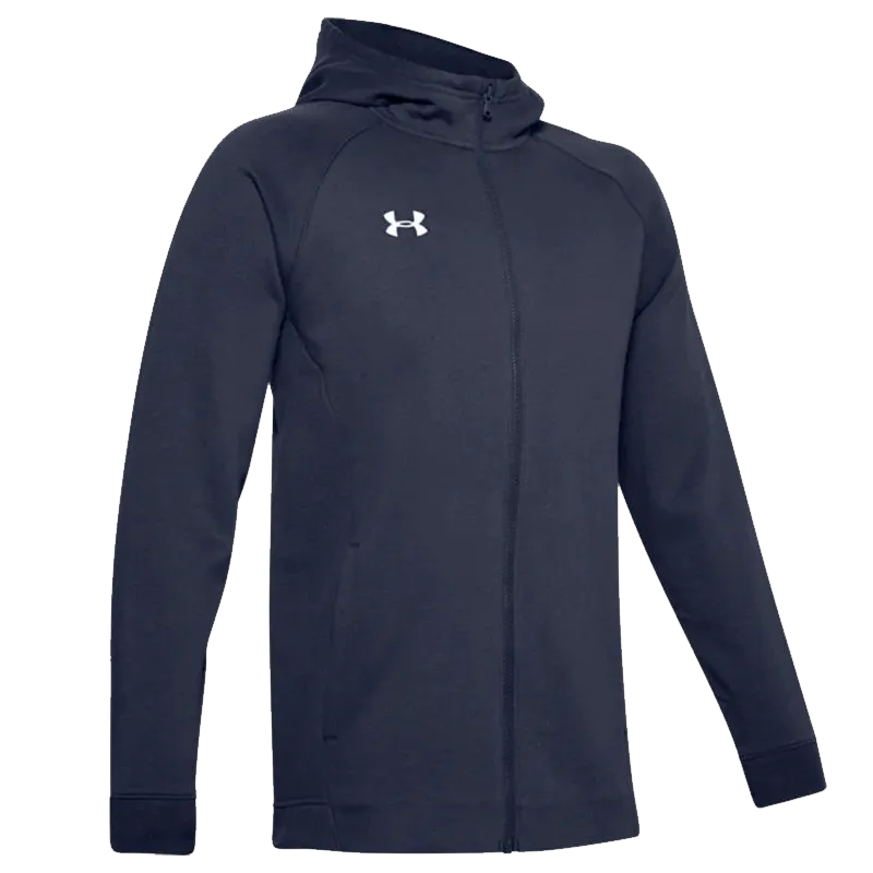 UA Youth Hustle Fleece Full Zip Hoodie