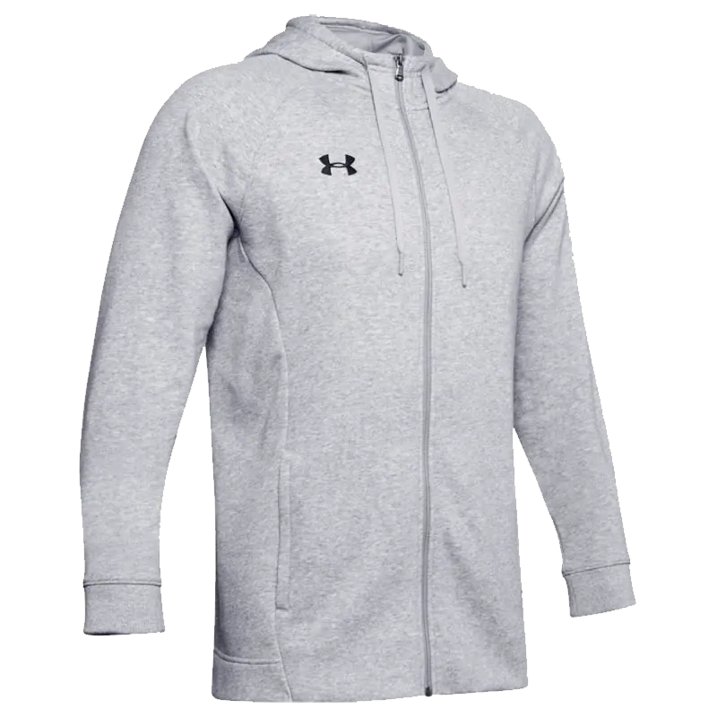 UA Youth Hustle Fleece Full Zip Hoodie