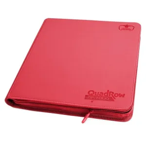 Ultimate Guard 12-Pocket QuadRow ZipFolio XenoSkin Red Folder