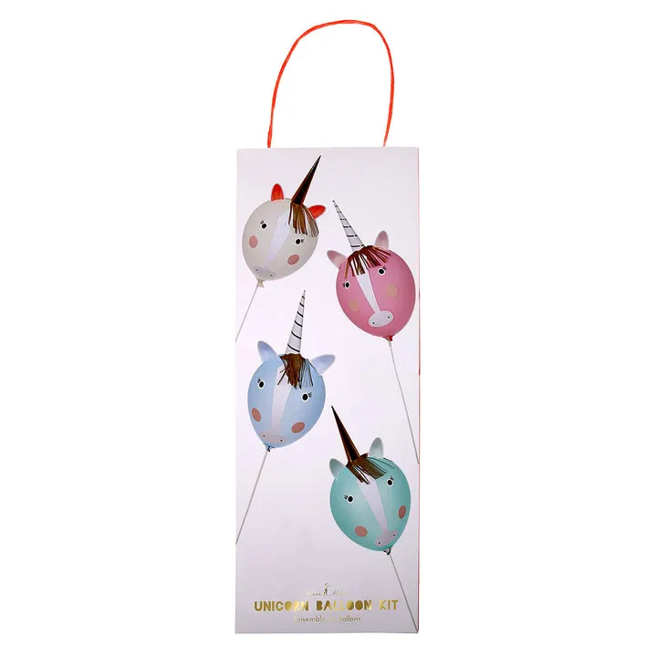 Unicorn Balloon Kit (x 4)