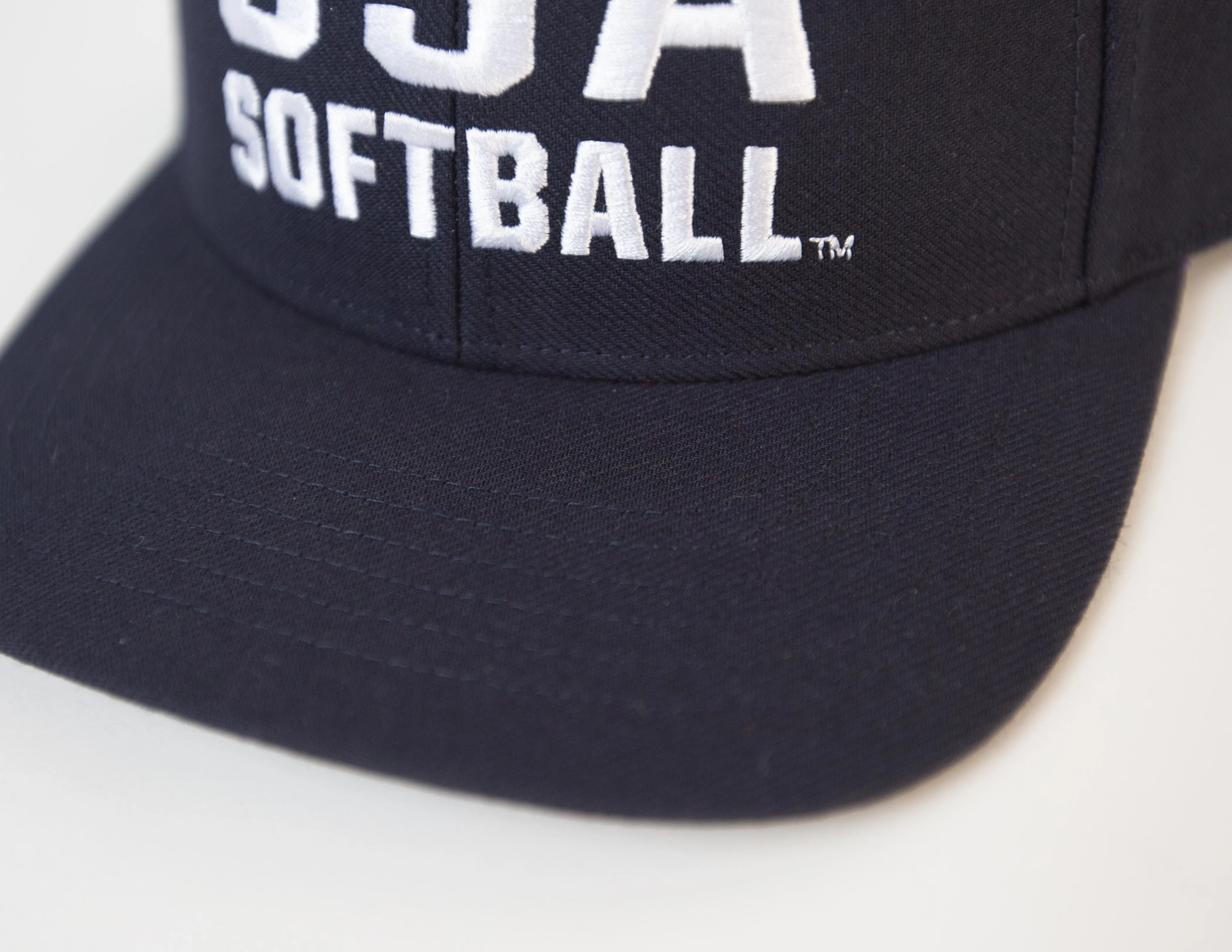 USA Softball Adjustable 6 Stitch Cap