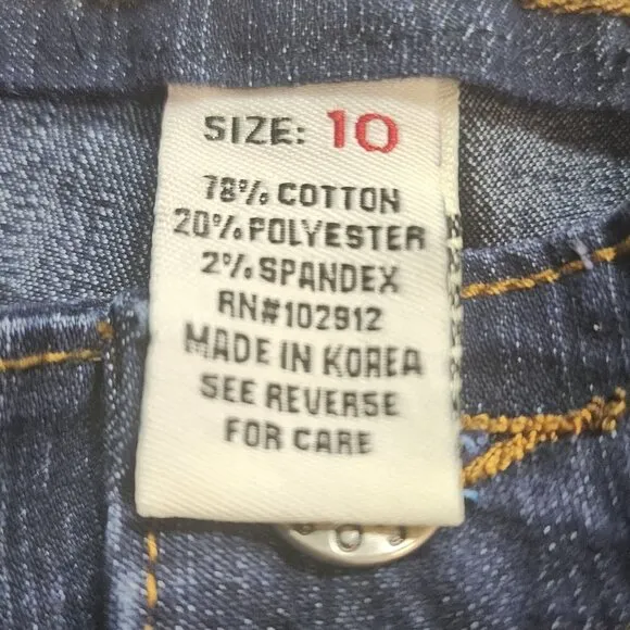 Vintage Cosmopolitan Jeanswear Beaded Butterfly Jeans, Women's 10