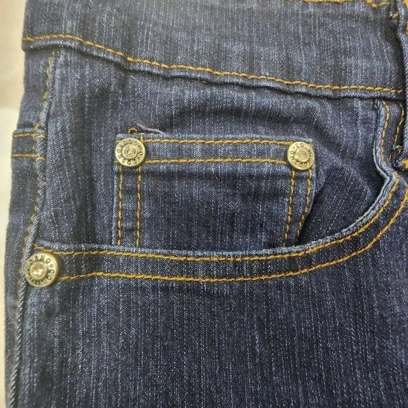 Vintage Cosmopolitan Jeanswear Beaded Butterfly Jeans, Women's 10