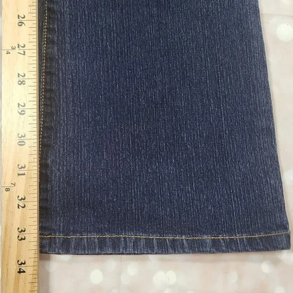 Vintage Cosmopolitan Jeanswear Beaded Butterfly Jeans, Women's 10