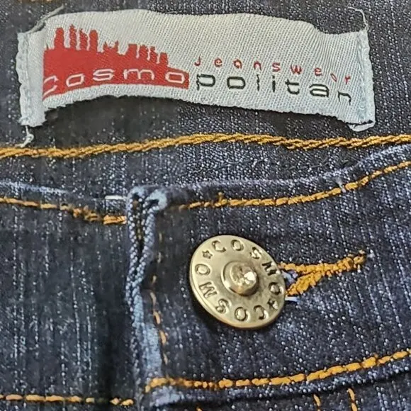 Vintage Cosmopolitan Jeanswear Beaded Butterfly Jeans, Women's 10
