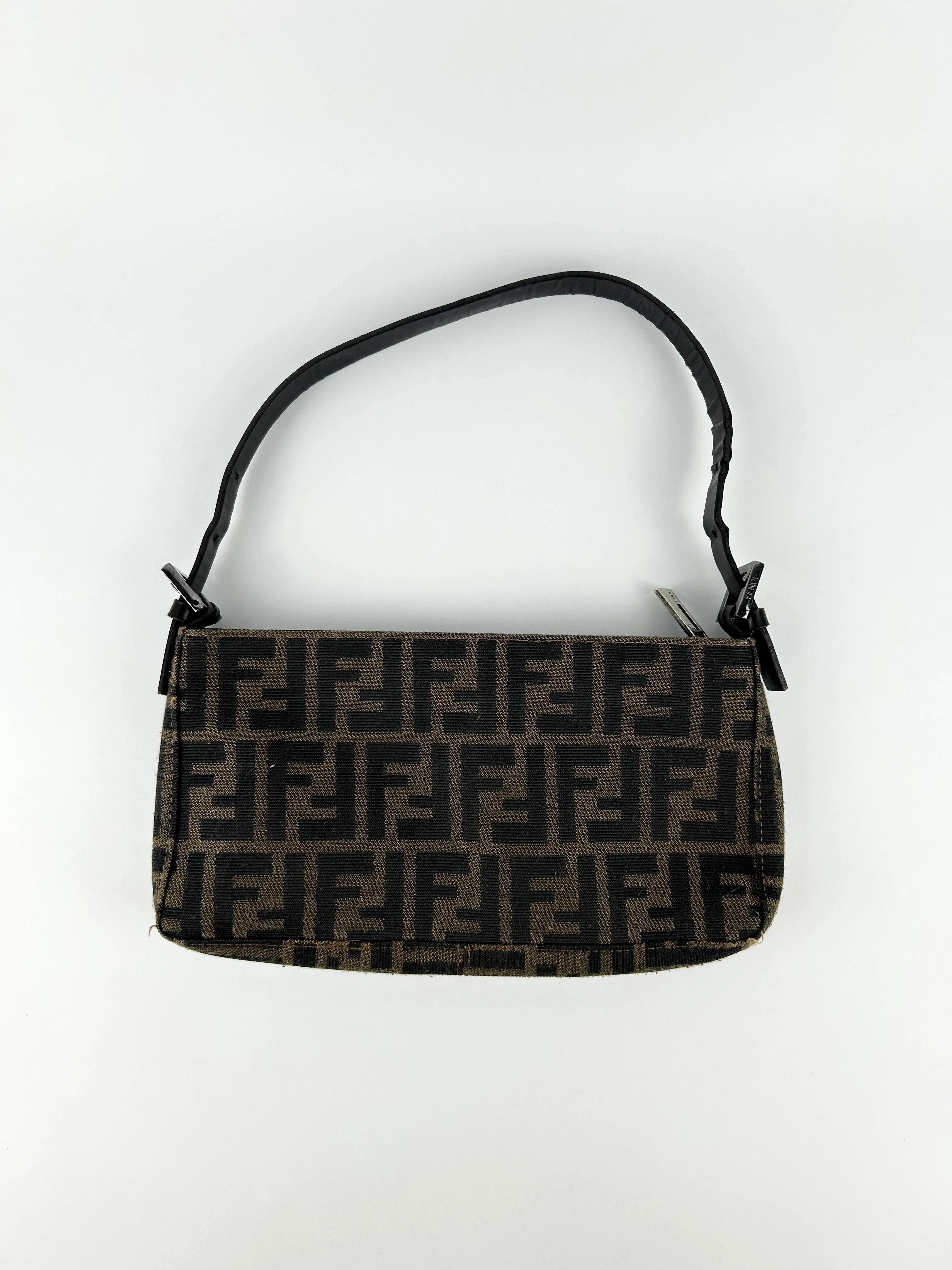 Vintage Fendi Zucca Shoulder Bag
