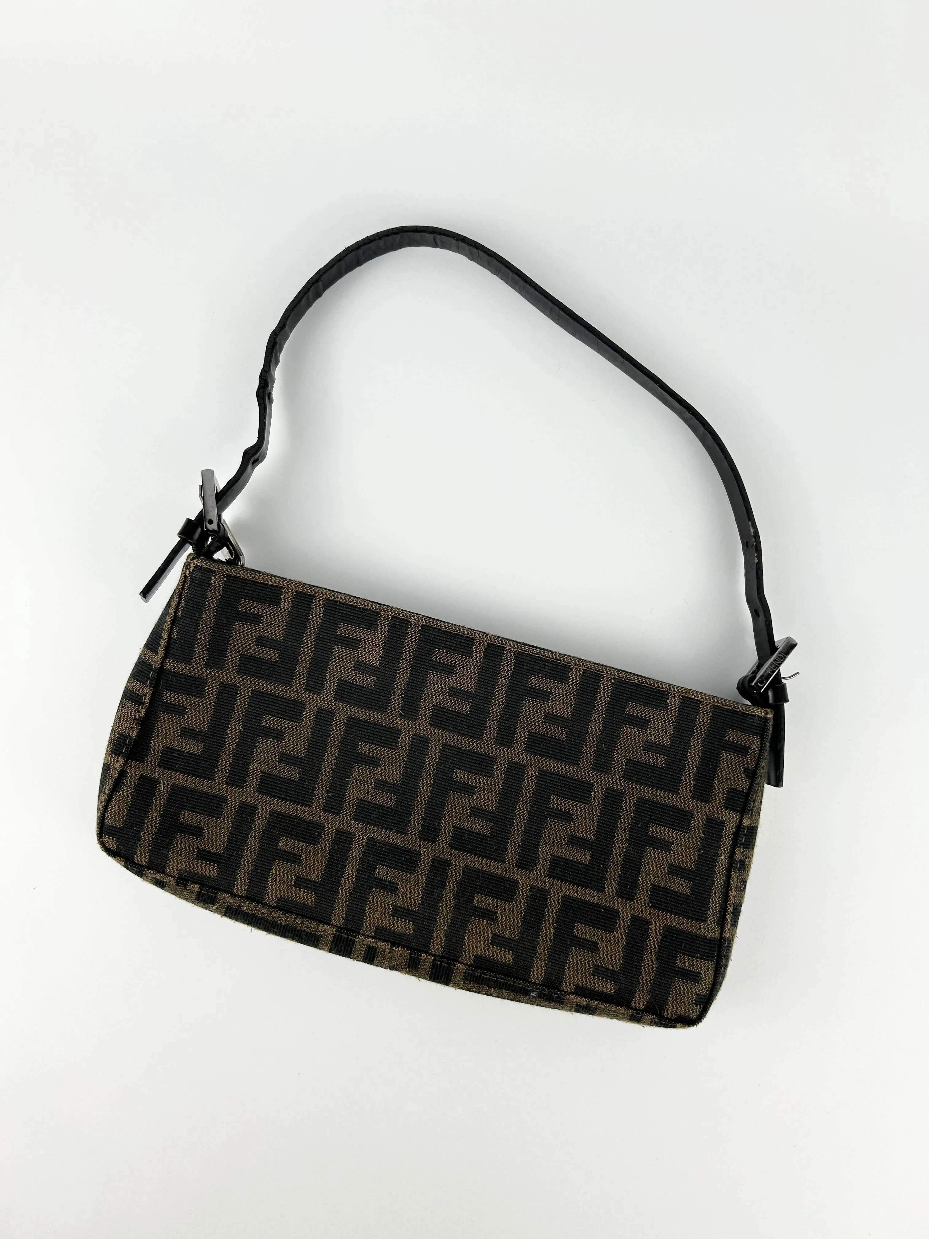 Vintage Fendi Zucca Shoulder Bag