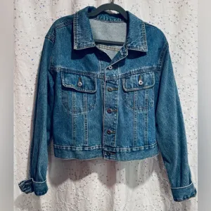 Vintage Jonny Q Denim Jacket | Y2K Era | Medium Wash | M/L Fit