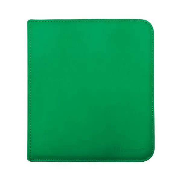 Vivid 12-Pocket Zippered PRO-Binder - Green