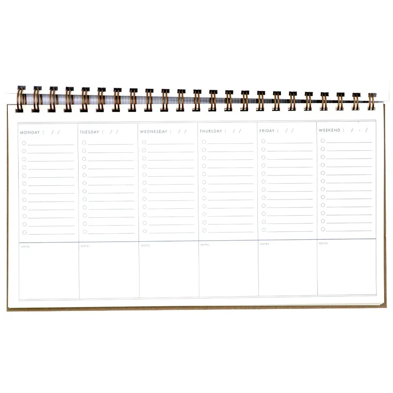 Weekly To-Do Checklist Planner Journal