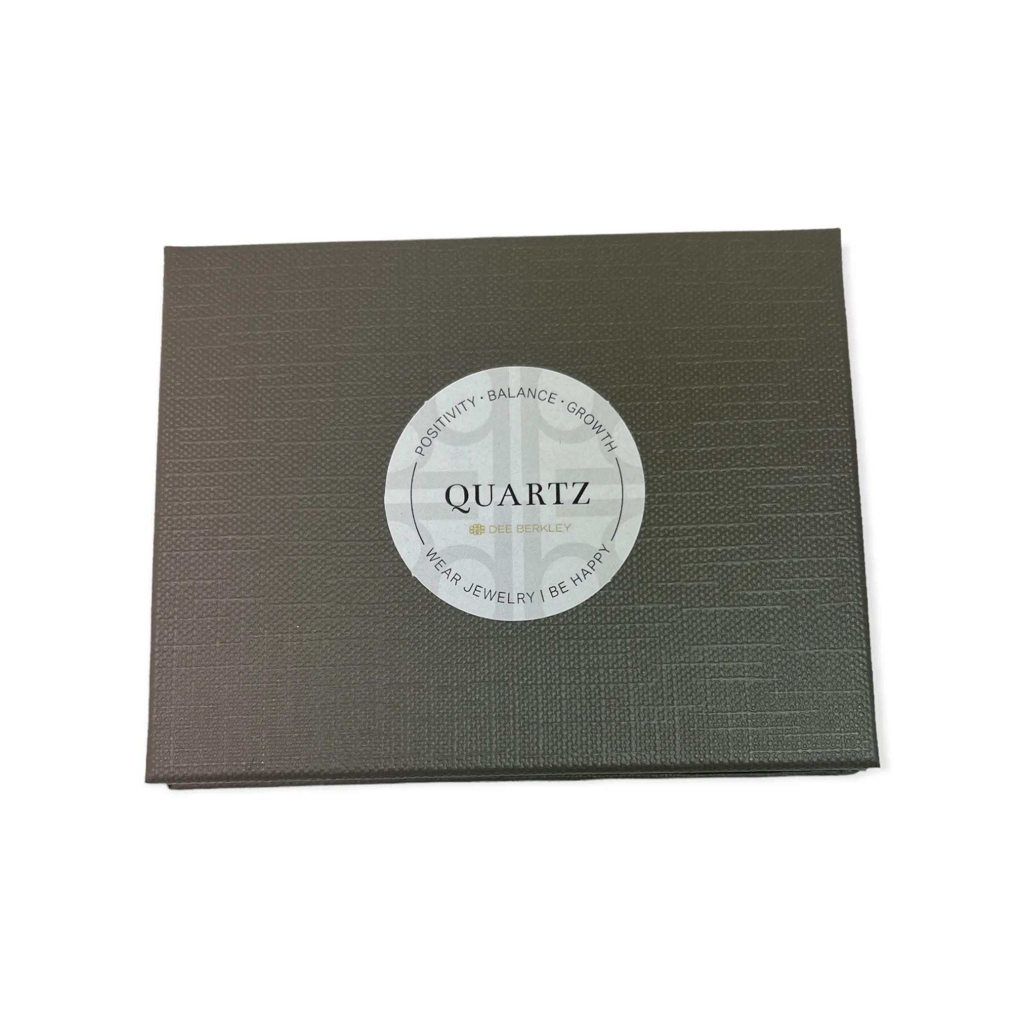 White Quartz with Gold Star Charm "Congratulations" Bracelet Gift Box
