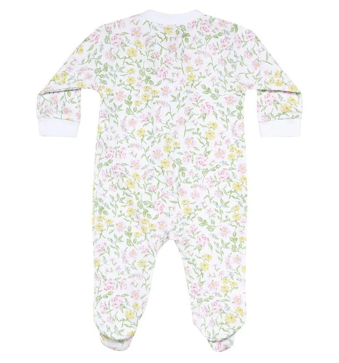 Wildflowers Zipper Footie