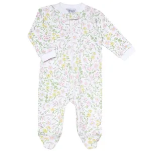 Wildflowers Zipper Footie