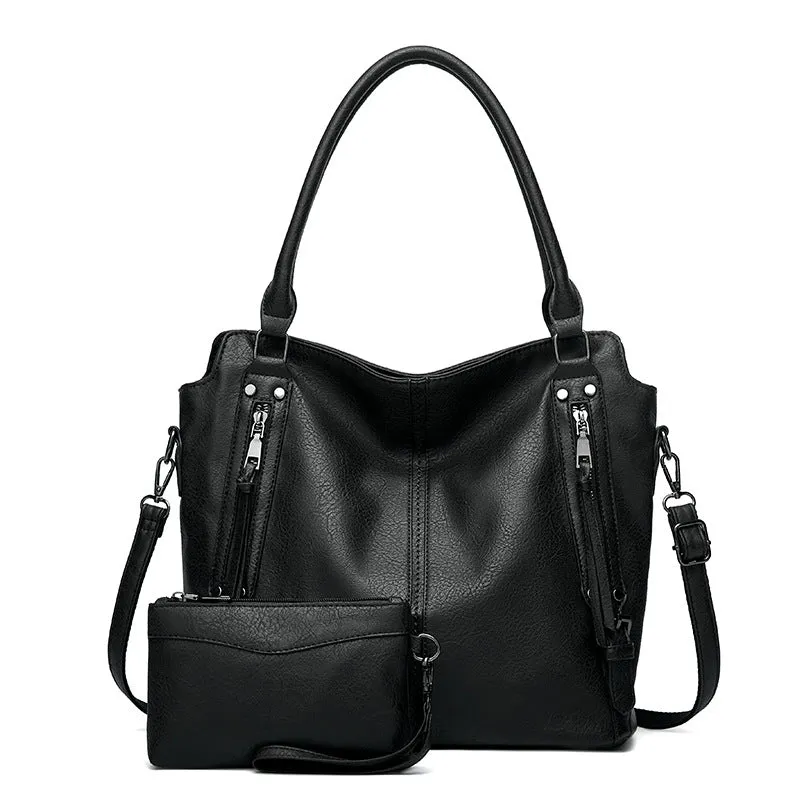 Women's Fashion Combination Leisure Commute Design High-grade Shoulder Bags
