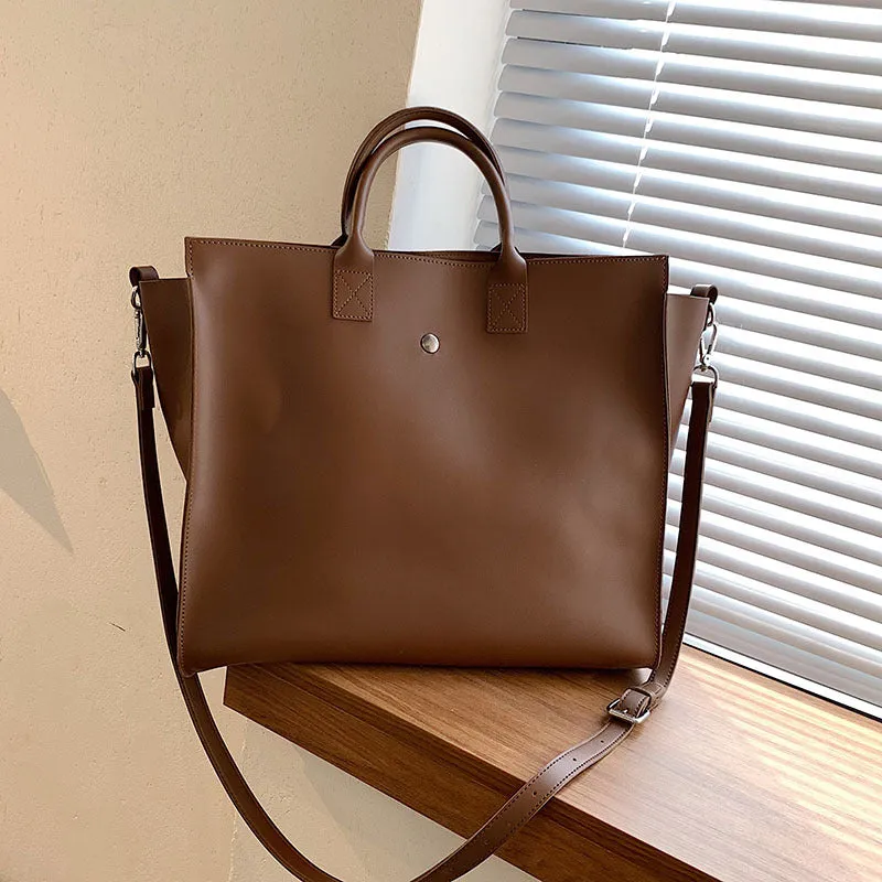 Women's Fashion Simple Large Capacity Retro Portable Crossbody Bags