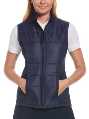 Womens Quilted Front Vest
