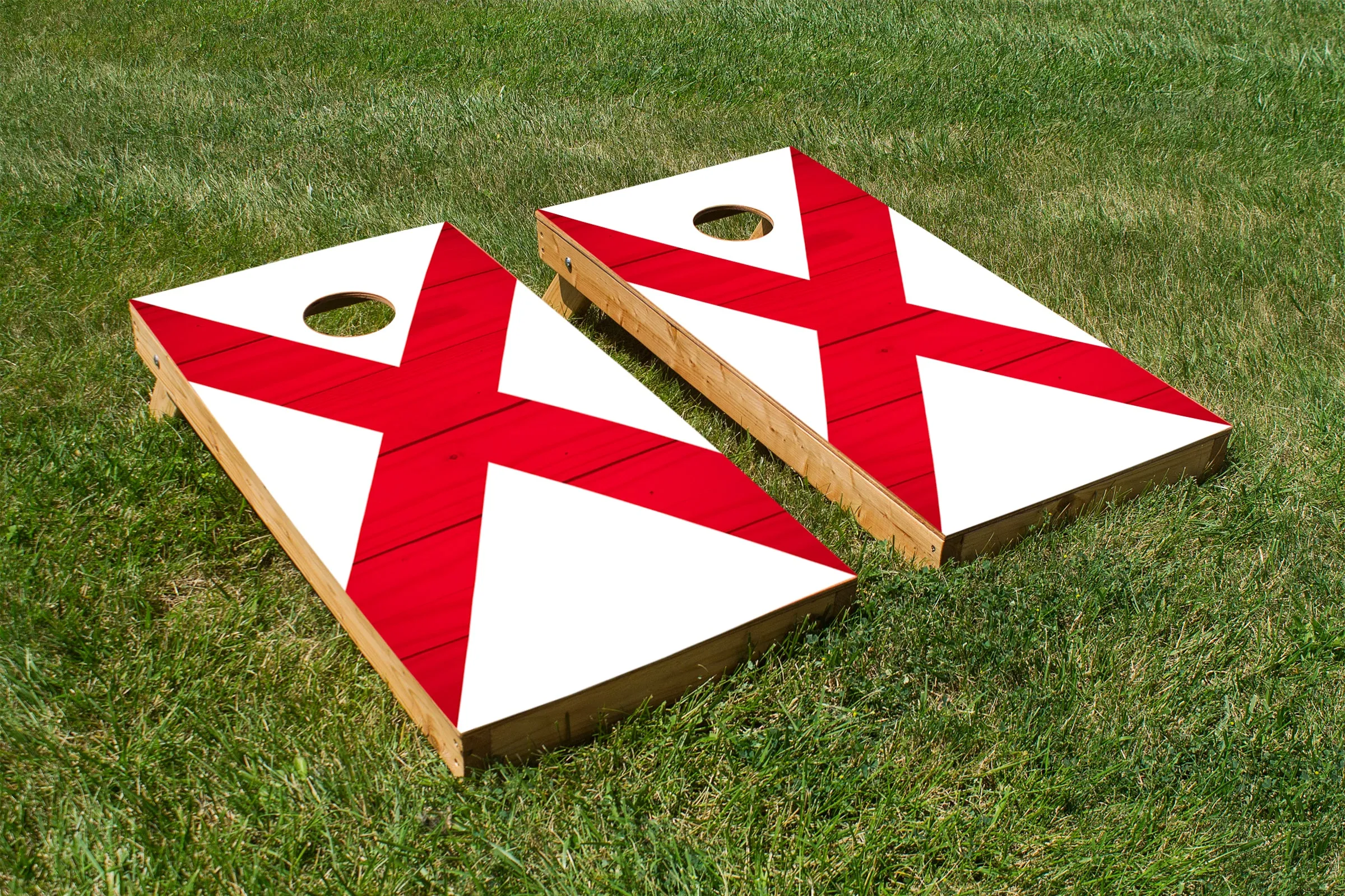 Wood Grain Alabama State Flag