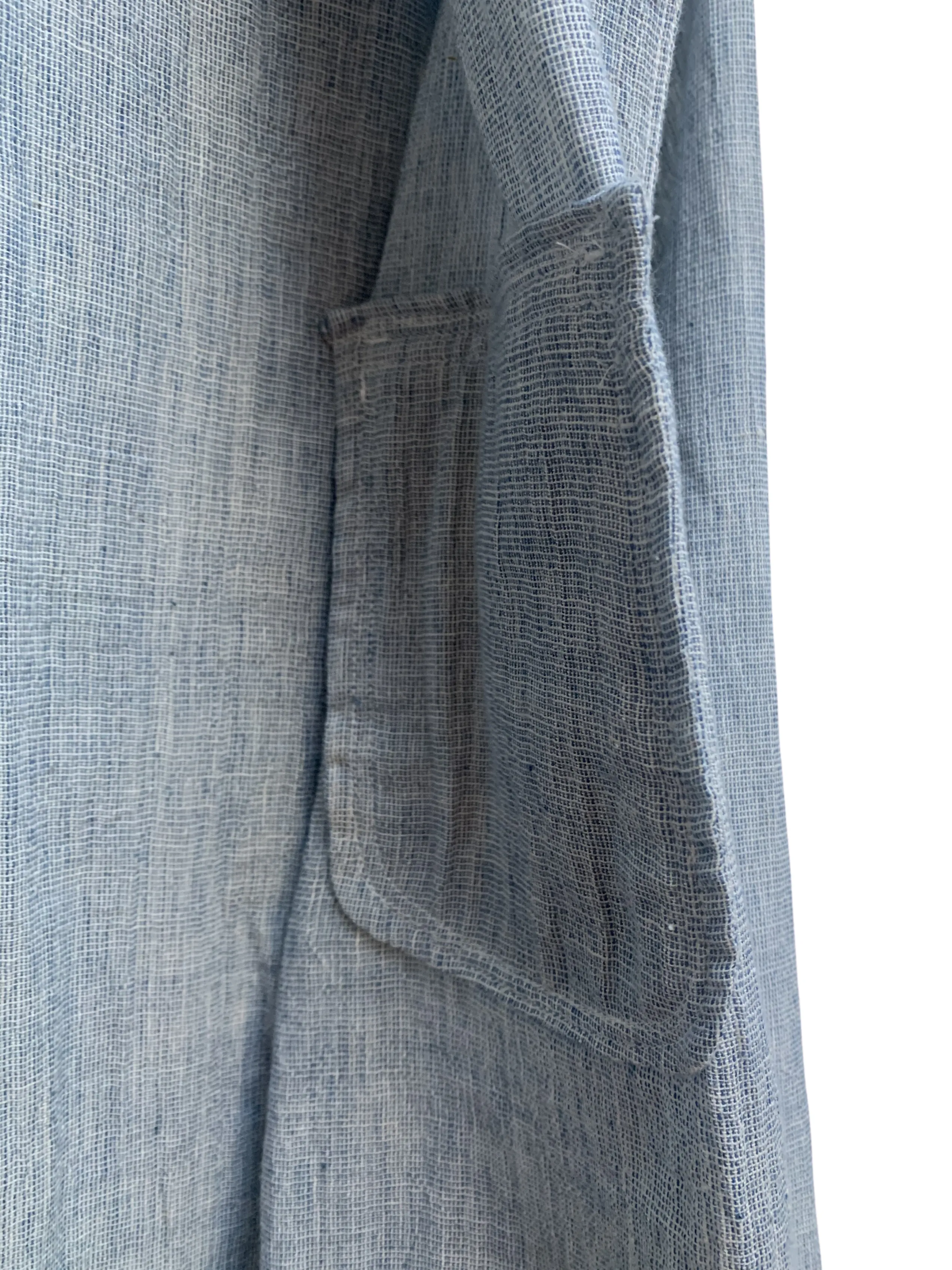 Work Shirt in Lt Indigo Gauze