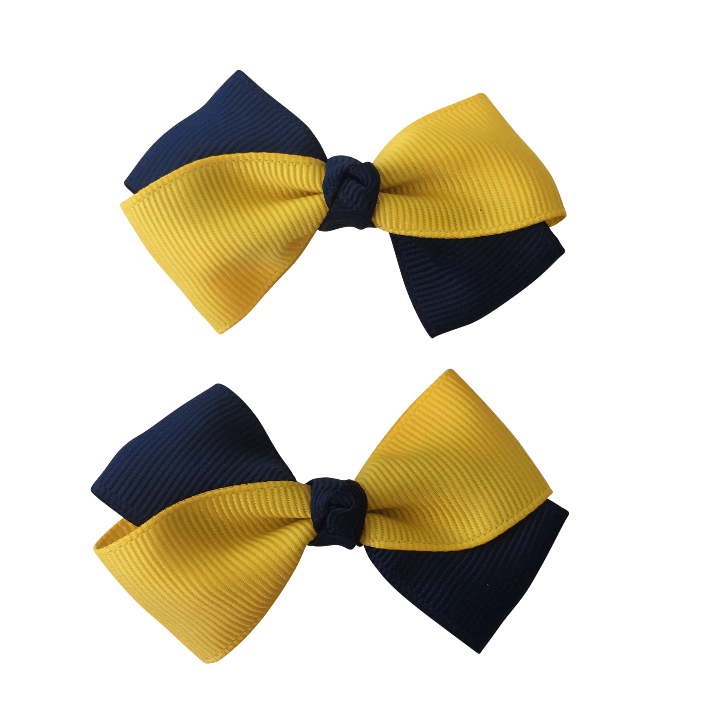 Yellow & Navy Hair Accessories