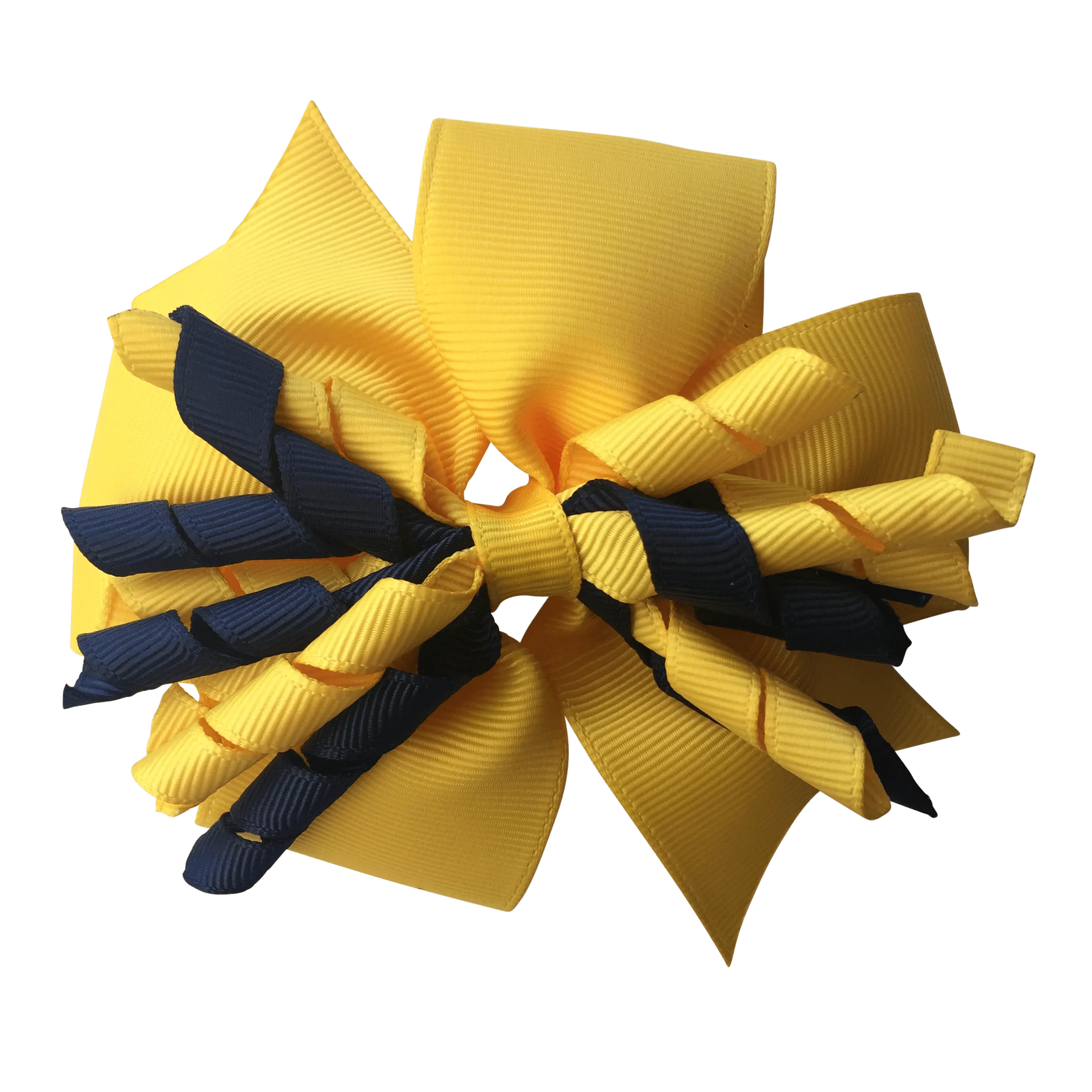 Yellow & Navy Hair Accessories