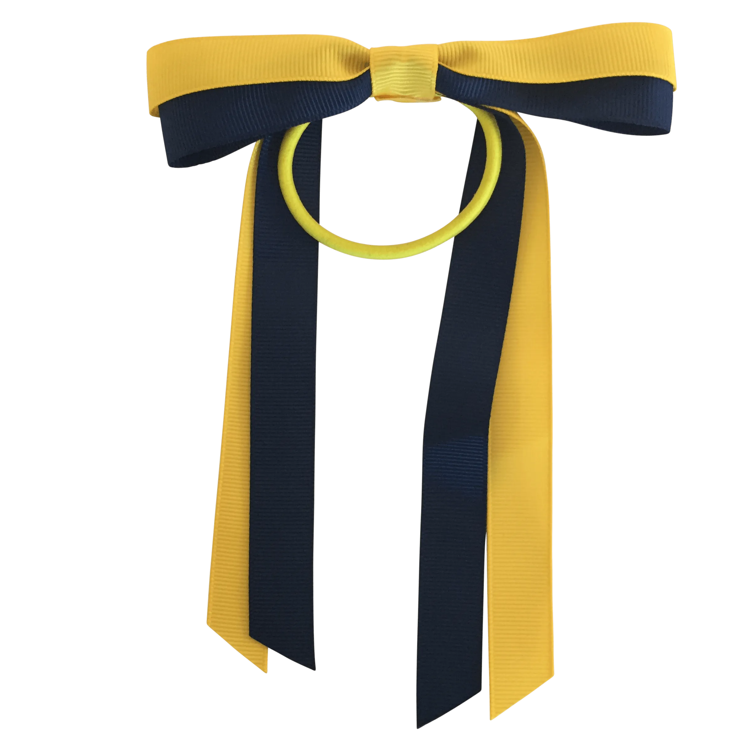 Yellow & Navy Hair Accessories
